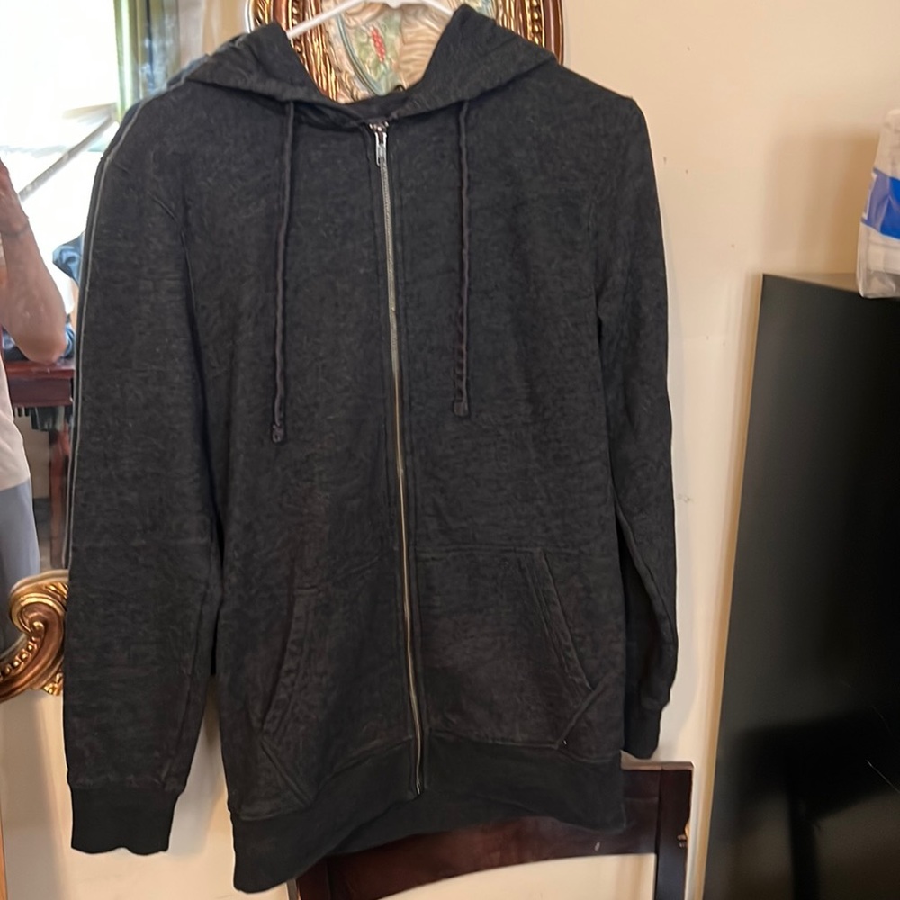 It’s a cozy sweater, perfect for wearing to bed on chilly evenings.